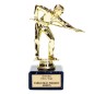 Złota statuetka F243 bilard snooker Złota statuetka F243 bilard snooker