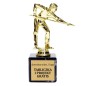 Złota statuetka F243 bilard snooker Złota statuetka F243 bilard snooker