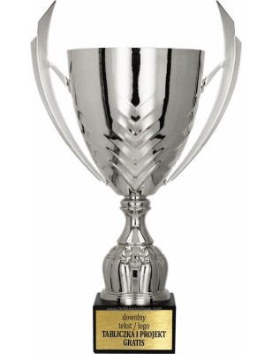 Puchar 4225 srebrny z marmurową podstawą i uchwytami