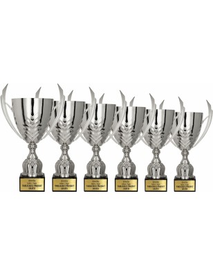 Puchar 4225 srebrny z marmurową podstawą i uchwytami