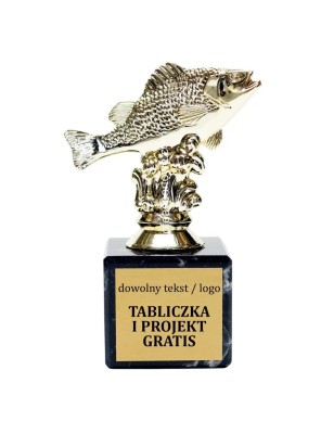 Złota statuetka FF08 wędkarstwo ryba