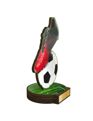 Statuetka drewniana - seria RW piłka nożna