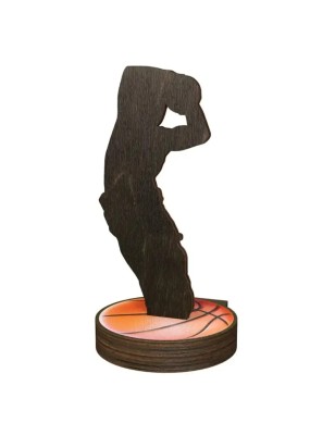 Statuetka drewniana - seria RW koszykówka