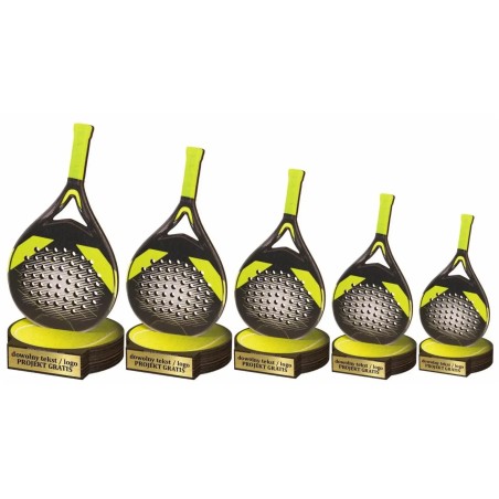 Drewniana statuetka padel