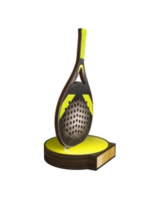 Statuetka drewniana - seria RW padel