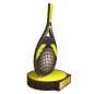 Drewniana statuetka padel Drewniana statuetka padel