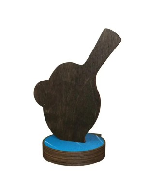 Statuetka drewniana - seria RW tenis stołowy
