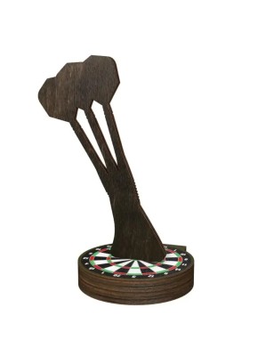 Statuetka drewniana - seria RW dart rzutki