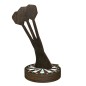 Drewniana statuetka Dart rzutki + tarcza