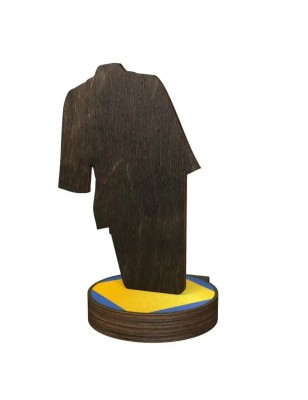 Statuetka drewniana - seria RW sztuki walki judo kimono