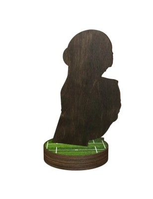 Statuetka drewniana - seria RW lacrosse kask kij