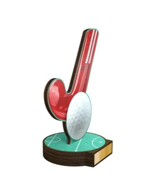 Statuetka drewniana - seria RW hokej na trawie