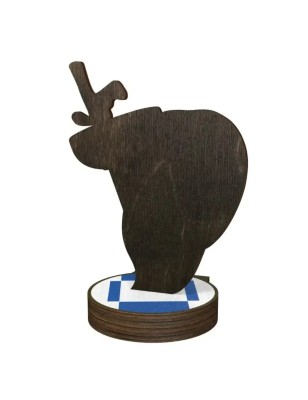 Statuetka drewniana - seria RW szermierka