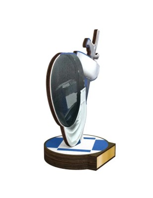 Statuetka drewniana - seria RW szermierka