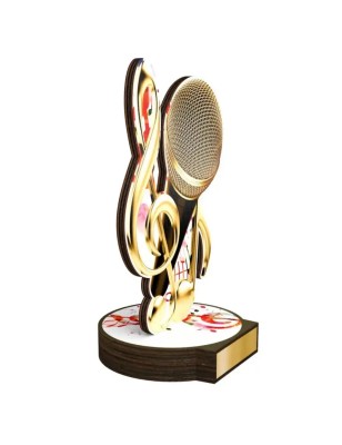 Statuetka drewniana - seria RW Muzyka