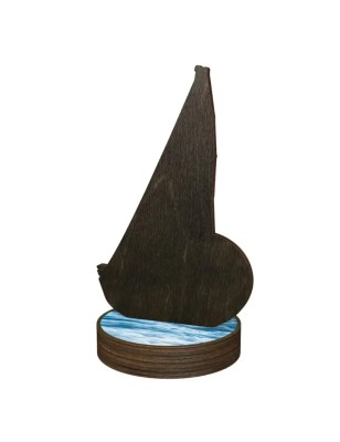 Statuetka drewniana - seria RW żeglarstwo
