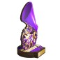 Drewniana statuetka cheerleading pompon