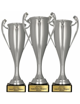 Puchar 7094 srebrny klasyczny z marmurową podstawą