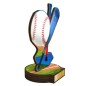 Drewniana statuetka baseball kij baseballowy piłka