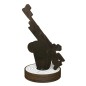 Drewniana statuetka strzelectwo sportowe karabin Drewniana statuetka strzelectwo sportowe karabin