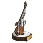Drewniana statuetka strzelectwo sportowe karabin Drewniana statuetka strzelectwo sportowe karabin