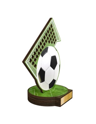 Statuetka drewniana - seria RW Piłka Nożna
