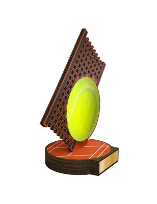 Statuetka drewniana - seria RW tenis ziemny