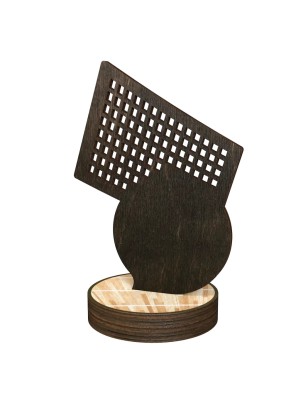 Statuetka drewniana - seria RW siatkówka piłka siatkowa