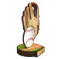 Drewniana statuetka Baseball rękawica baseballowa