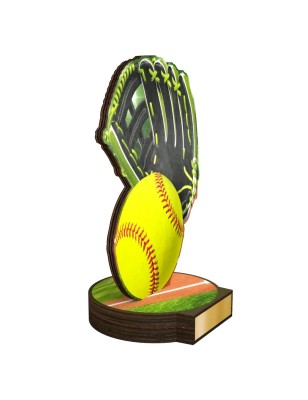 Statuetka drewniana - seria RW Softball