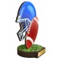 Drewniana statuetka futbol amerykański kask piłka Drewniana statuetka futbol amerykański kask piłka