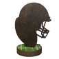 Drewniana statuetka futbol amerykański kask piłka Drewniana statuetka futbol amerykański kask piłka