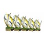 Drewniana statuetka Rugby z piłką i bramką Drewniana statuetka Rugby z piłką i bramką