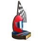 Drewniana statuetka gokarty karting Motosport