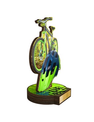 Statuetka drewniana - seria RW kolarstwo górskie rower górski