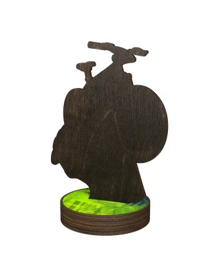 Statuetka drewniana - seria RW kolarstwo górskie rower górski