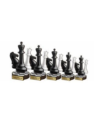 Drewniana statuetka Szachy figury szachowe szachownica