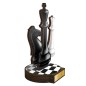 Drewniana statuetka Szachy figury szachowe szachownica Drewniana statuetka Szachy figury szachowe szachownica