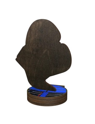 Statuetka drewniana - seria RW Boks rękawice bokserskie