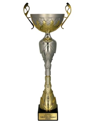 7255 – elegancki puchar z marmurową podstawą i podiumowym stylem