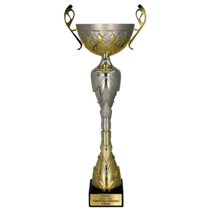 7255 – elegancki puchar z marmurową podstawą i podiumowym stylem