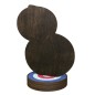 Drewniana statuetka Curling turniej curlingowy Drewniana statuetka Curling turniej curlingowy