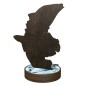 Drewniana statuetka wędkarstwo karp kołowrotek