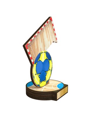 Statuetka drewniana - seria RW piłka ręczna