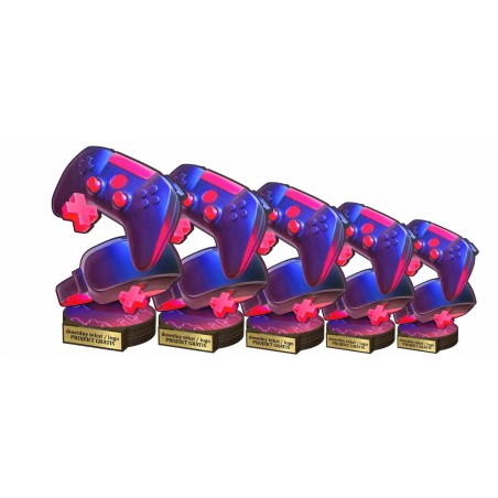 Drewniana statuetka gaming e-sport