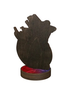 Statuetka drewniana - seria RW łucznictwo łuk tarcza