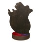 Drewniana statuetka łucznictwo łuk tarcza Drewniana statuetka łucznictwo łuk tarcza