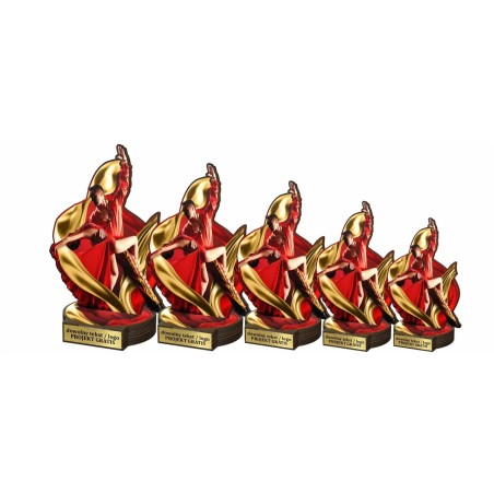 Drewniana statuetka taniec towarzyski