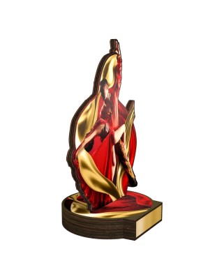Statuetka drewniana - seria RW taniec towarzyski