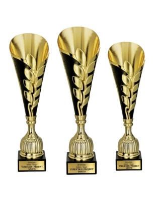 Puchar 7262 w złoto-czarnym stylu na finał